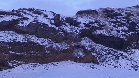 Mountain Range aerial forward motion in 4K Stock Footage 82881862