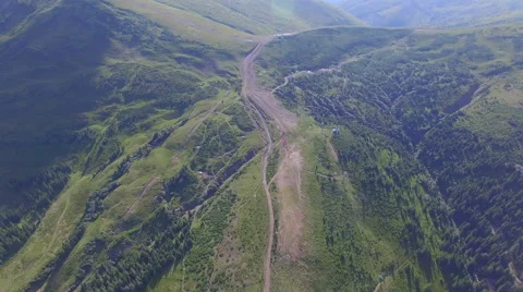 Mountain range. air video Stock Footage 67558021