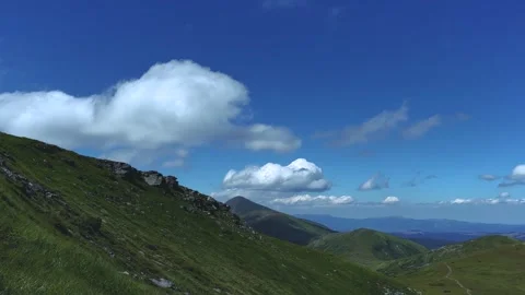 Mountain range. Beautiful tropical valley between mountains. Stock Footage 251705037