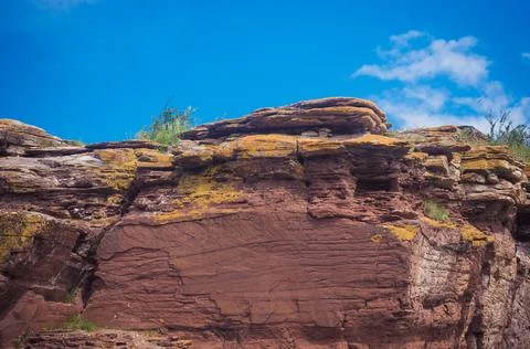 The mountain range of Chests  in Khakassia. Stock Photos