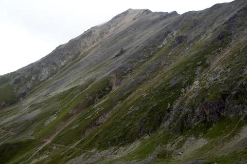 Mountain range in the clouds. 写真素材