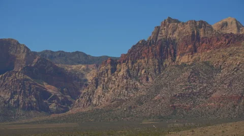 Mountain Range Distance Panning Full Stock Footage 64815900