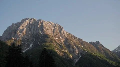 Mountain range at dusk Video stock 249405222