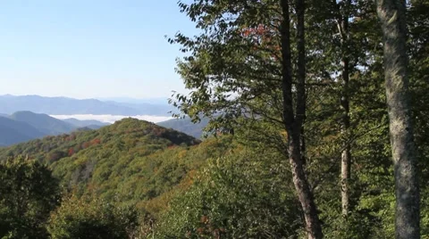 Mountain Range in Fall Video stock 8836005