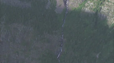 Mountain Range Green Valleys Stock Footage 37416122