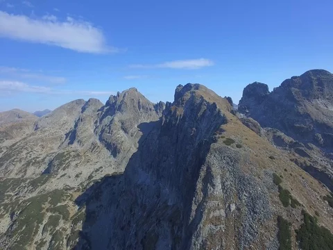 Mountain  range landscape Stock Footage 75670684