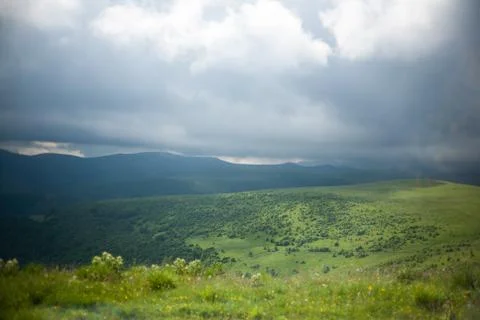Mountain range landscape Foto stock