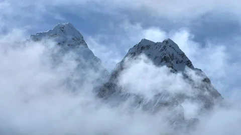 Mountain range in Nepal Stock Footage 171809579