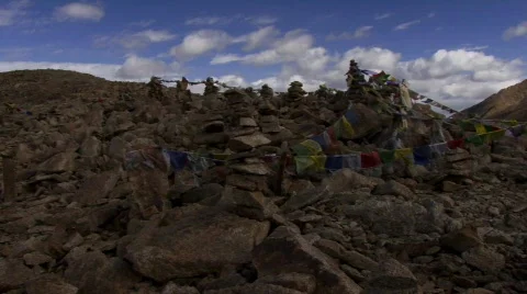 Mountain range pan 4 Stock Footage 267966