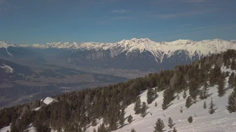 Mountain Range Panorama Video stock 105281685