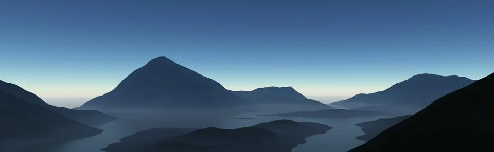 Mountain range Foto stock