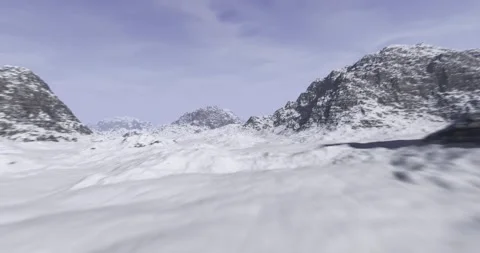 Mountain Range Stunt Flying (2160p 23.976) Stock Footage 247458079