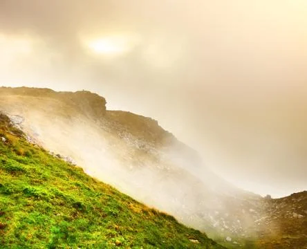 Mountain range  in summer Foto stock