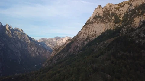 Mountain range at sunrise Video stock 129372887