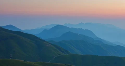 Mountain range at sunrise timelapse Stock Footage 161248277