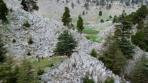 Mountain range in the Taurus mountains Stock Footage 220084805