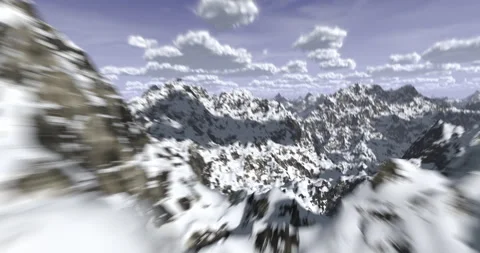 Mountain Range Thrill Ride (2160p 29.97) Stock Footage 242867652