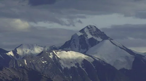 Mountain range time lapse 5 Stock Footage 268033