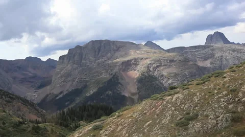 Mountain Range Time Lapse Stock Footage 34518266