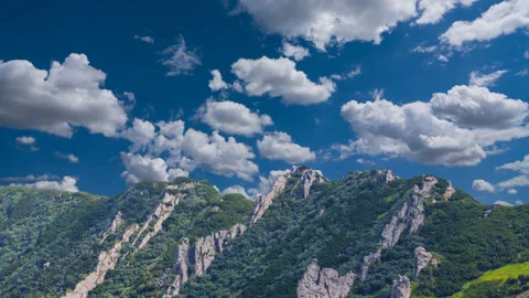 Mountain range ukraine carpaty, time lapse scene Stock Footage 169245609