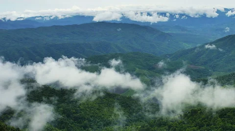 Mountain Range Vista Doi Phuka Stock Footage 68753241