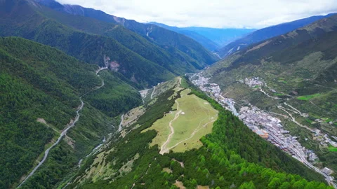 Mountain Ranges Canyons and High Plateaus Grand 4K Scenery Stock Footage 320337869