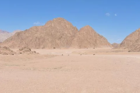 Mountain ranges in the deserts Foto stock