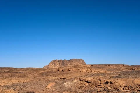 Mountain ranges in the deserts Stock Photos