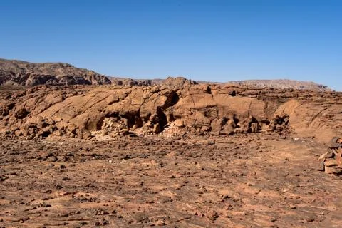 Mountain ranges in the deserts Foto stock