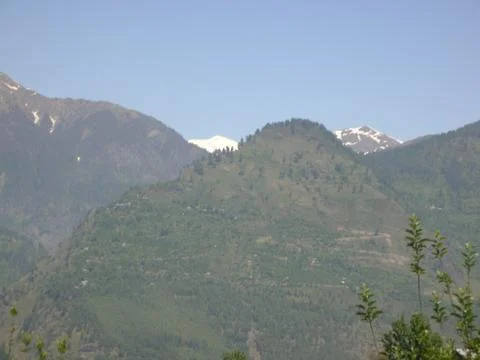 Mountain ranges during mid spring Stock Photos