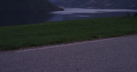 Mountain Ranges At Dusk Video stock 83482280