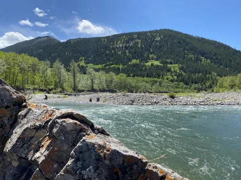 Mountain rapids Foto stock