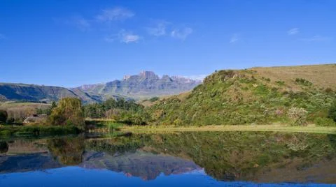 Mountain reflection Stock Photos
