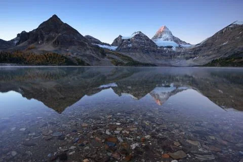 Mountain reflection Stock Photos