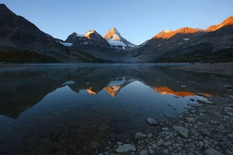 Mountain reflection Stock Photos