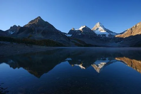 Mountain reflection Stock Photos