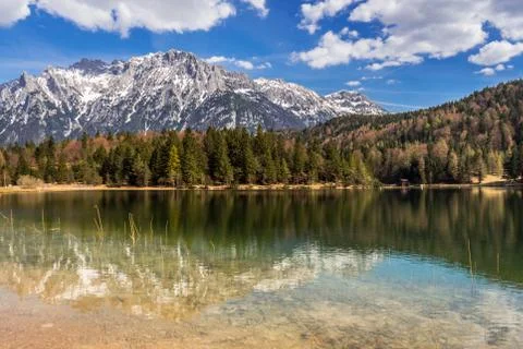 Mountain reflection Stock Photos