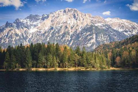 Mountain reflection Stock Photos