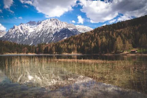 Mountain reflection Stock Photos