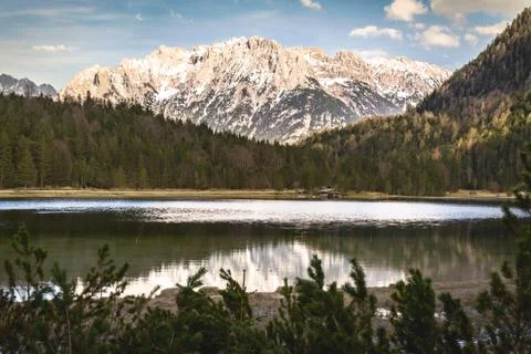 Mountain reflection Stock Photos