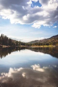 Mountain reflection Stock Photos