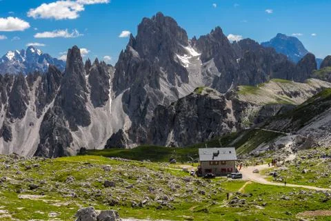 Mountain refuge Stock Photos