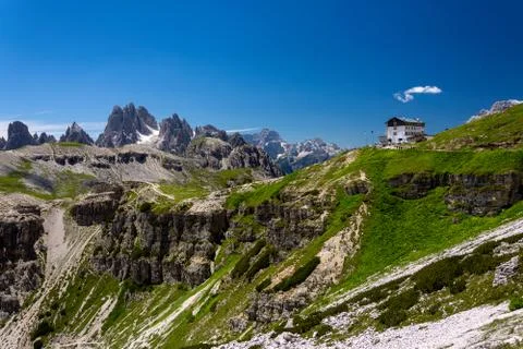 Mountain refuge Stock Photos