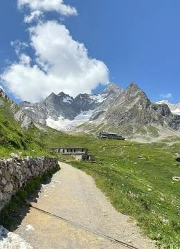 Mountain Refuge Trail Stock Photos