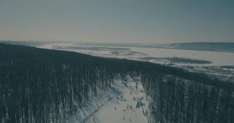 Mountain Resort Stock Footage 126752405