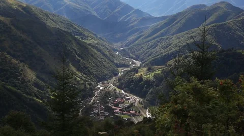 Mountain resort time lapse Stock Footage 917638