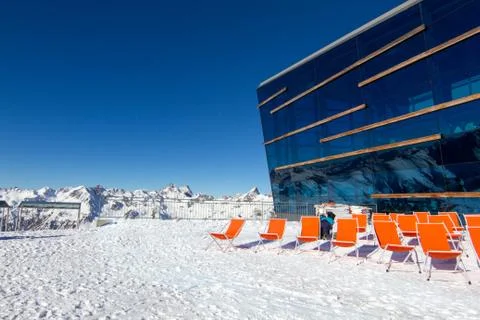 Mountain restaurant Stock Photos