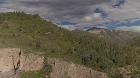 Mountain Reveal Shot Stock Footage 204868729