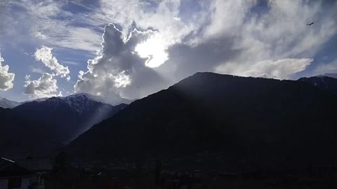 Mountain review horizont Video stock 238741839