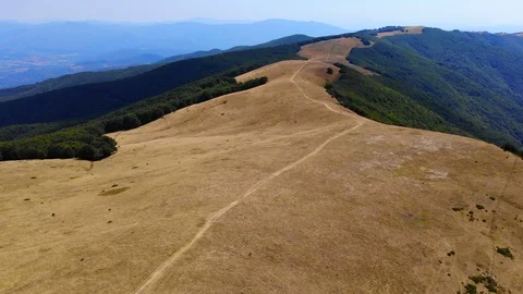 Mountain ridge 4K Drone Stock Footage